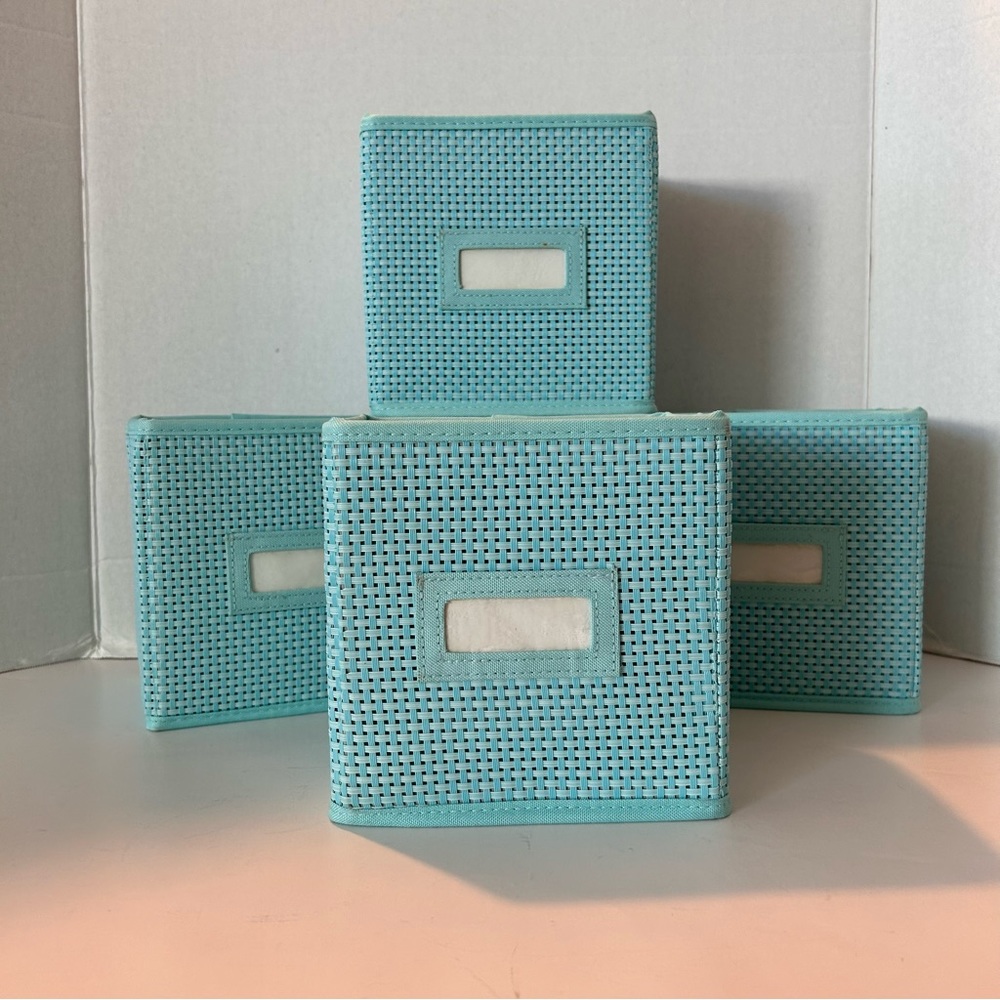 Martha Stewart Mini Bins Blue 44634 QTY 4